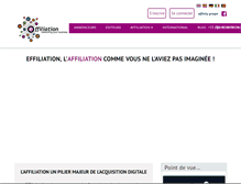 Tablet Screenshot of effiliation.com